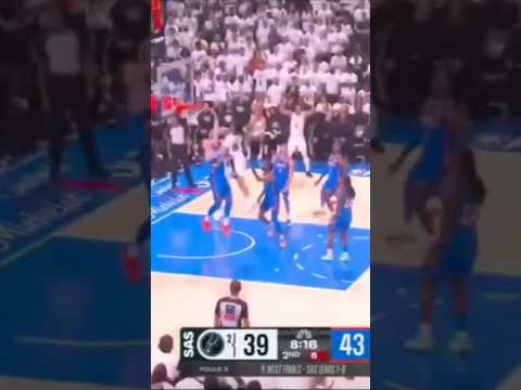 STEPHON CASTLE PUTS OKC TEAM ON A POSTER IN NBA WEST FINALS😱