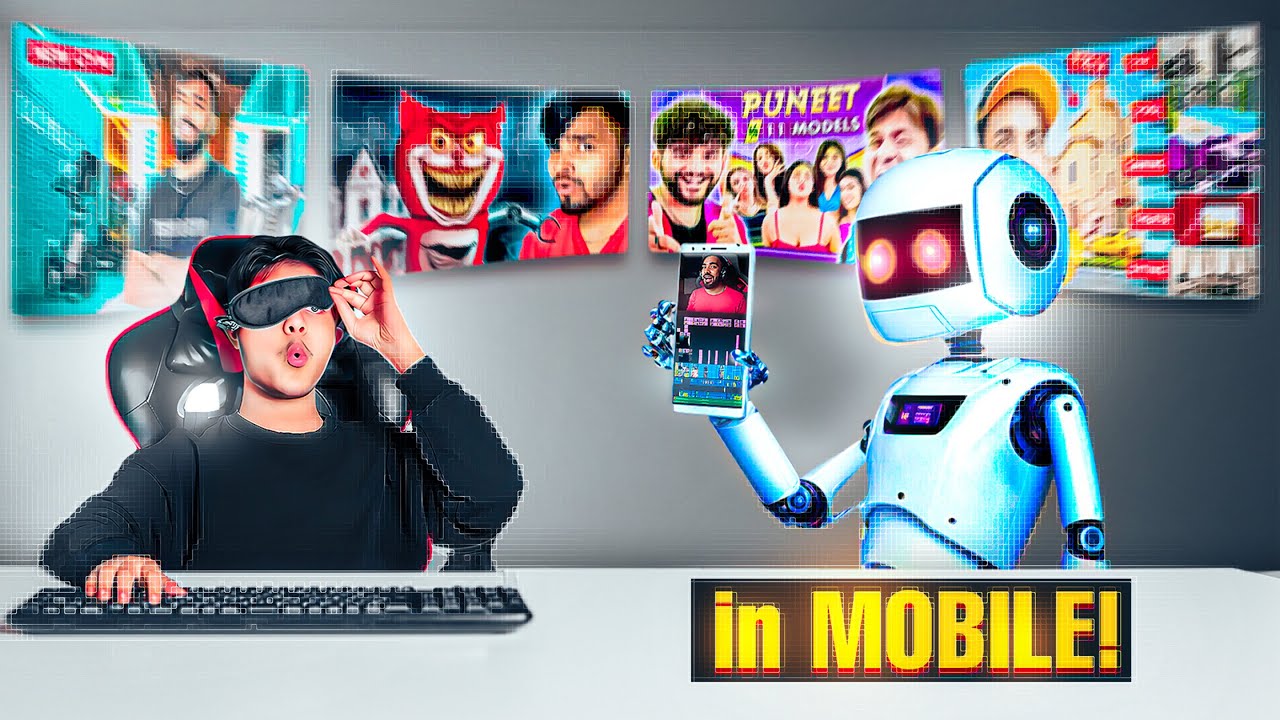 I Tried Editing Like Fukra Insaan & Techno Gamerz In Mobile Using Ai