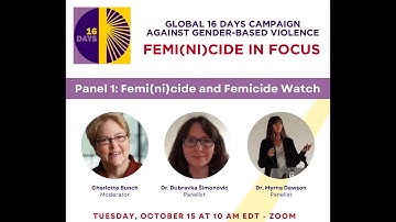Femi(ni)cide and Femicide Watch