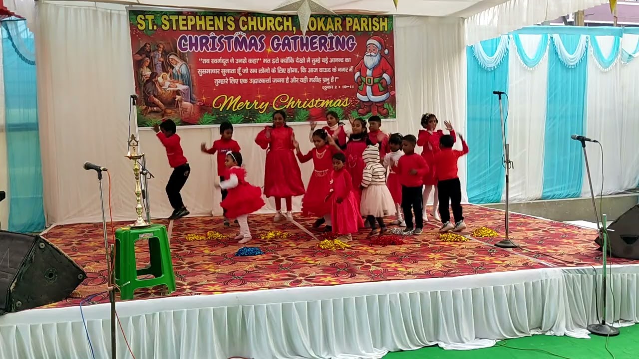 Kokar Centre Sunday School Christmas gathering 2025 Beginner group dance