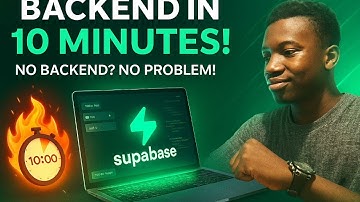 Supabase Tutorial for Beginners – Build a Backend in 10 Minutes! #backenddevelopment #coding #tech