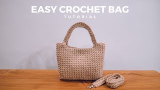 EASY CROCHET BAG TUTORIAL #EP.5 | สอนถักกระเป๋าโครเชท์ ลายสวย ถักง่าย สำหรับมือใหม่