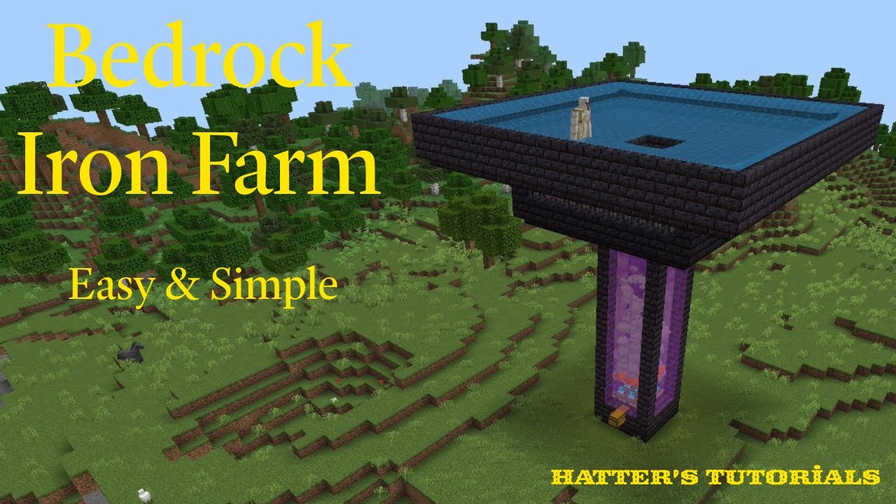 Iron Farm Bedrock 