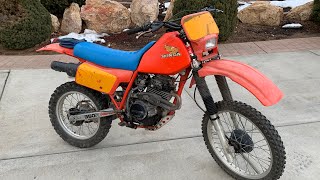 1983 Honda xr350 dual carbs