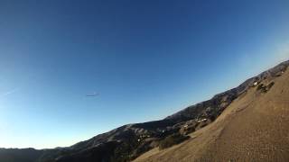 Slope Soaring a Bubble Dancer at Oak Springs Summit, Maiden Flight