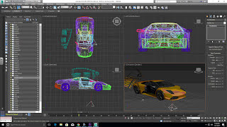 3D Max: Exploding doors off a Lamborghini using the bomb tool