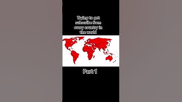 trying to get every subscribe from every country in The world (part 1) #shorts #worldmap #subscribe