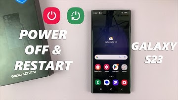 How To Turn Off and Restart Samsung Galaxy S23 / S23 Ultra | Switch Off   #galaxys23ultra