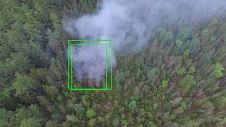 Smoke Detection And project to world satelite coordinates.