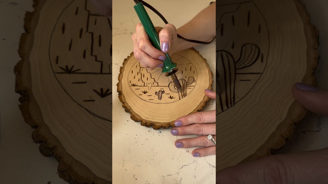 Wood Burning Tool | Beginner Woodburning Essentials Kit | Create Stunning  Pyrography Art with 24 Hour Crafts!