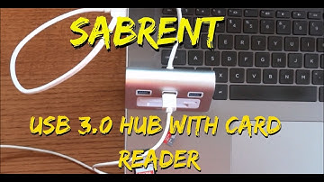 Sabrent USB 3 0 3 Port hub with Card Reader
