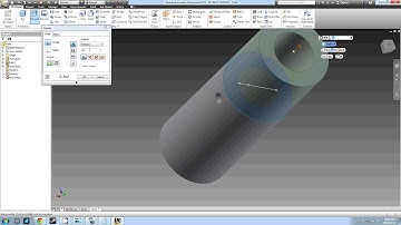 Creating a shaft in Autodesk Inventor