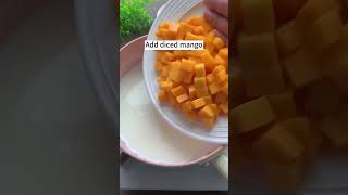Mango pudding 🍮 🥭#easy and quick recipe for summer