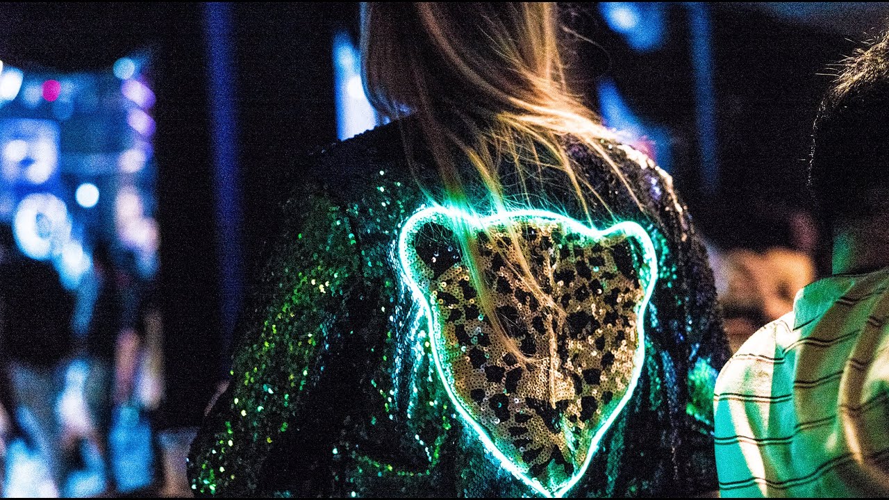 Iridescent Sequin Leopard Bomber Video
