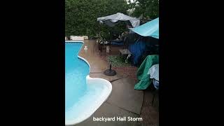 weather station said sunny skies! #shorts #badweather #hail