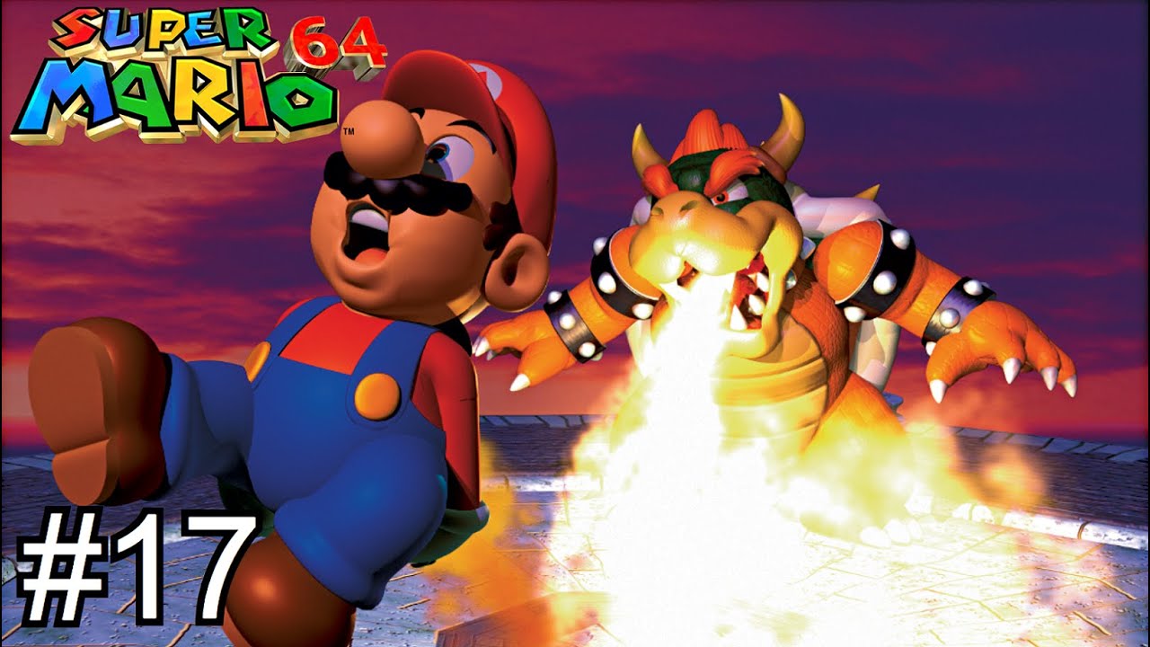 【超級瑪利歐64 #17︱Super Mario 64 Walkthrough #17】在天空中的庫巴︱Bowser in the Sky (中英對照)