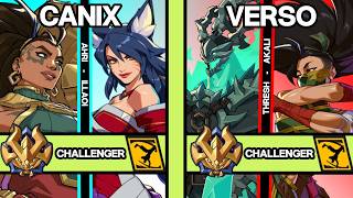 2XKO ▰ CANIX (Ahri-Illaoi) vs VERSO (Thresh-Akali) ▰ 2XKO Pro Replays