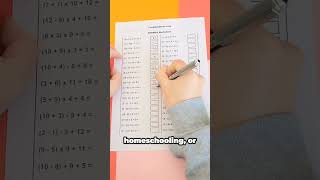 Boost your child’s math skills at home with zero stress! #math #parenting #teacher