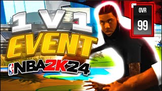 I TOOK MY DEMI GOD BUILD TO THE NEW 1v1 COURT EVENT in NBA 2K24