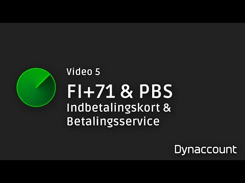 05 FI+71 & PBS - Indbetalingskort & Betalingsservice
