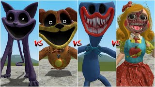 Who Will Win? CATNAP VS DOGDAY VS HUGGY WUGGY VS MISS DELIGHT Poppy Playtime Chapter 3 (Garry's Mod)
