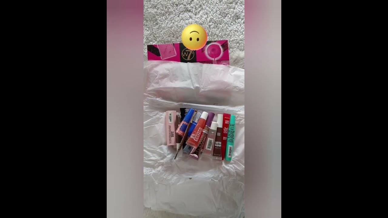 How to get Cheaper makeup W7 Mystery box Collection box Nasil ucuz kaliteli makyaj yapabilirsiniz...