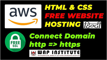 Aws Cloud - Host static website | Host HTML & CSS Website | Free SSL Certificates in Hindi