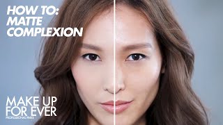 HOW TO: Matte Complexion with MATTE VELVET SKIN COMPACT | MAKE UP FOR EVER