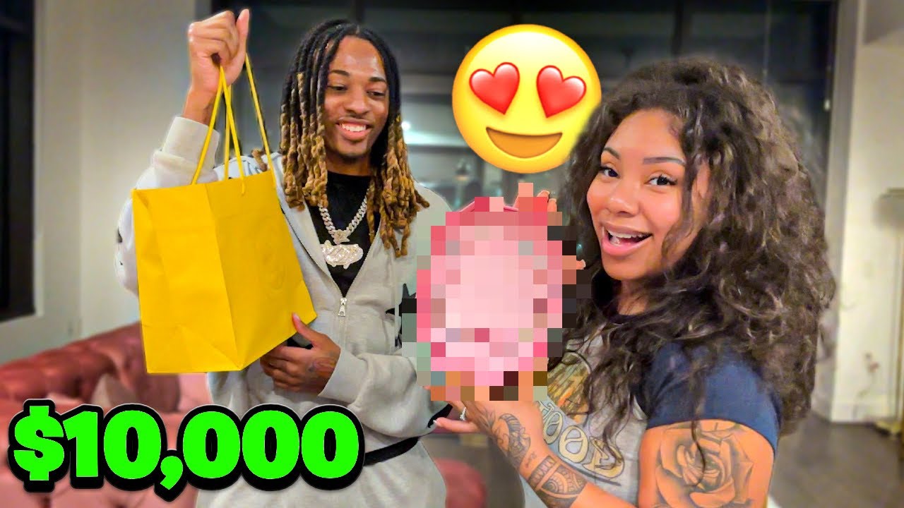 SUPRISING MY GIRLFRIEND WITH A $10,000 NECKLACE! 