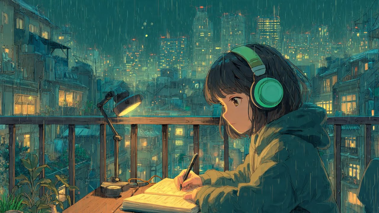 Study Lofi – 1 Hour 🌃☕ | Deep Focus Night Lofi - YouTube