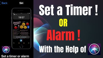 How To Use Siri To Setup Alarm or Timer On Your iPhone  ||  Tips And Tricks For Siri [2023]