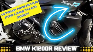 2005 Bmw K1200R Superbike Review: German Beast That Might Just Surprise You! 167bhp £3000 Bargain!!!