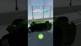 Cars Vs Broken Bridge | Beamng Drive | #shorts