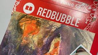 Unboxing: Redbubble Art Board and Magnet
