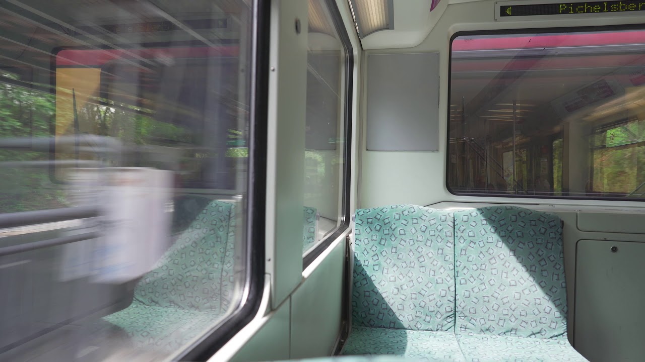 Germany, Berlin, S-Bahn train ride from Westkreuz to Spandau