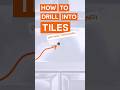 Tile tips: How to drill without cracking! #DIYTips #BandQ