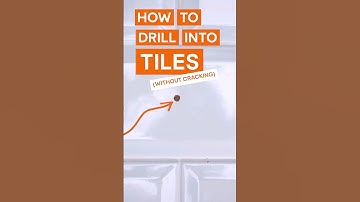 Tile tips: How to drill without cracking! #DIYTips #BandQ