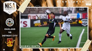 Oakland Roots 1 - 2 Detroit City - FINAL - HIGHLIGHTS & GOALS (10/2/2020)
