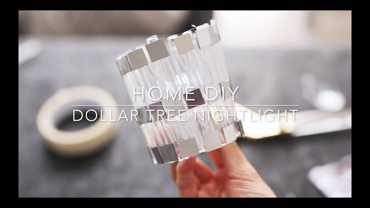 Home DIY Dollar Tree Night Light YouTube