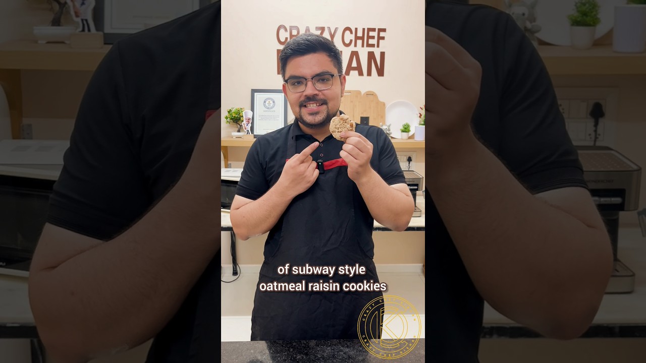 Day: 24 of 90 | Subway Style Oatmeal Raisin Cookie | Making You a Better Baker | Crazy Chef Kishan