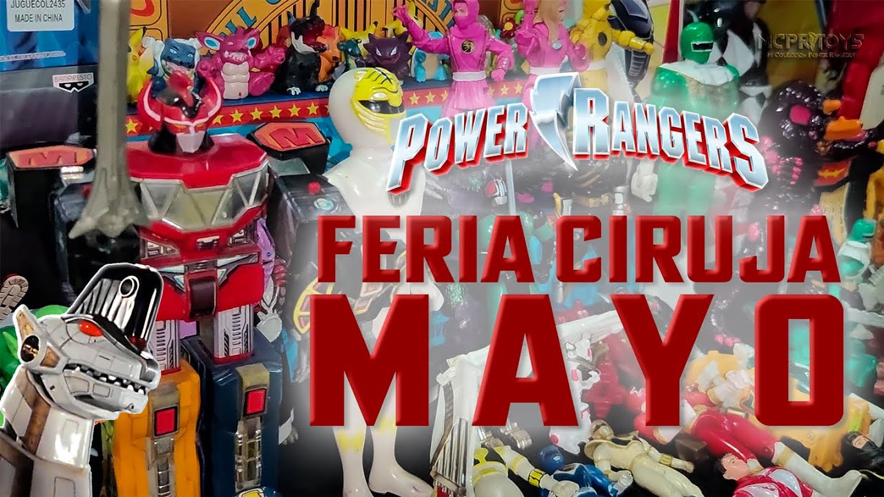 TITANUS VENDIDO DE POWER RANGERS EN FERIA CIRUJA | MAYO | MCPR TOYS ⚡