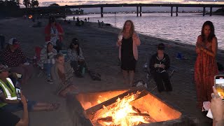 'Burn Your Mask' bonfire held to peacefully protest Public Health Orders
