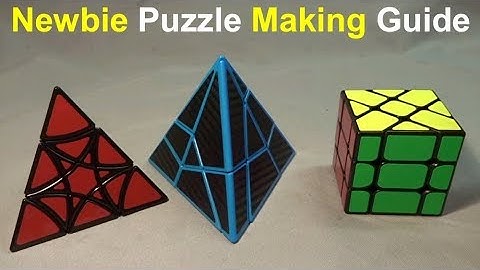 How to "invent" & make NEW twisty puzzles