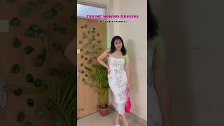Newme dress #viral #newme #creator #dresses #ootd #outfit #whitedress #haul #womenclothing