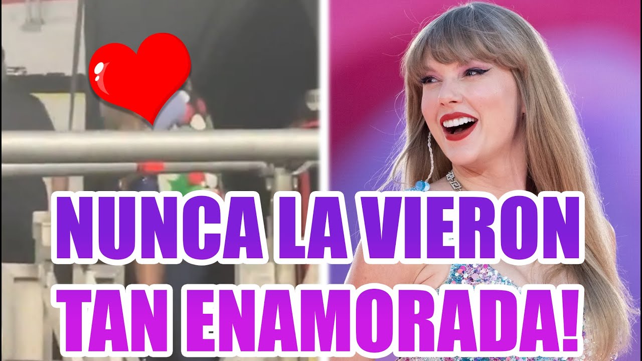 TAYLOR SWIFT completamente ENAMORADA se come a BESOS a TRAVIS KELCE