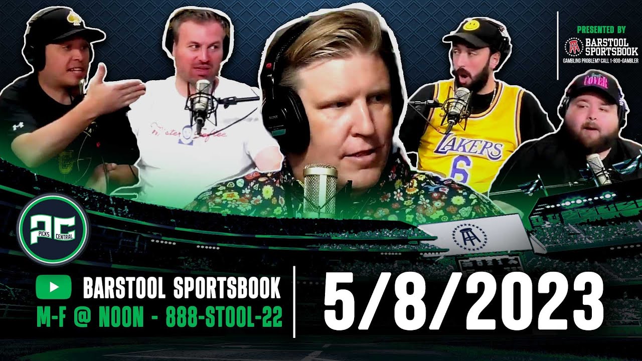 Barstool Sports Picks Central Monday, May 8, 2023 YouTube