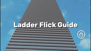 Simple Ladder Flick Tutorial! (Mobile) #roblox #ladder #games 