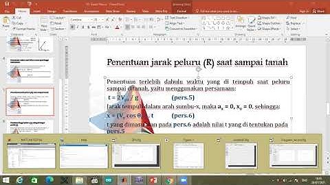 Gerak Peluru Menggunakan Program Matlab