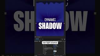 Create a Dynamic Shadow animation in After Effects!👇
