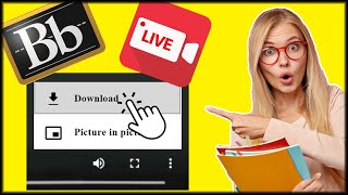 How to download Blackboard live session recordings